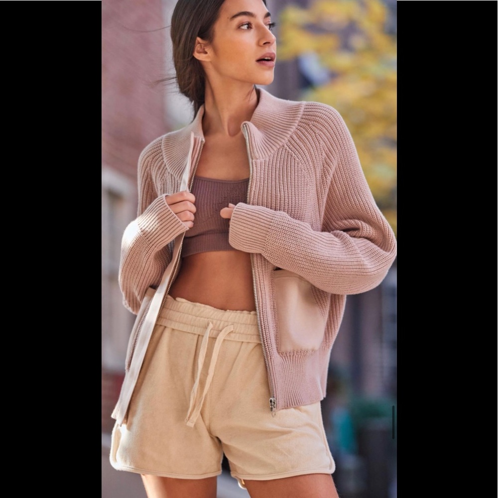 Varley Delfern Cotton Bomber Jacket NWT Large